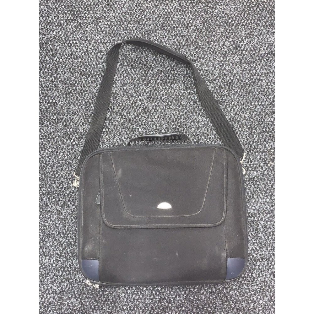 Samsonite Vintage Canvas Shoulder Bag Briefcase Messenger Laptop